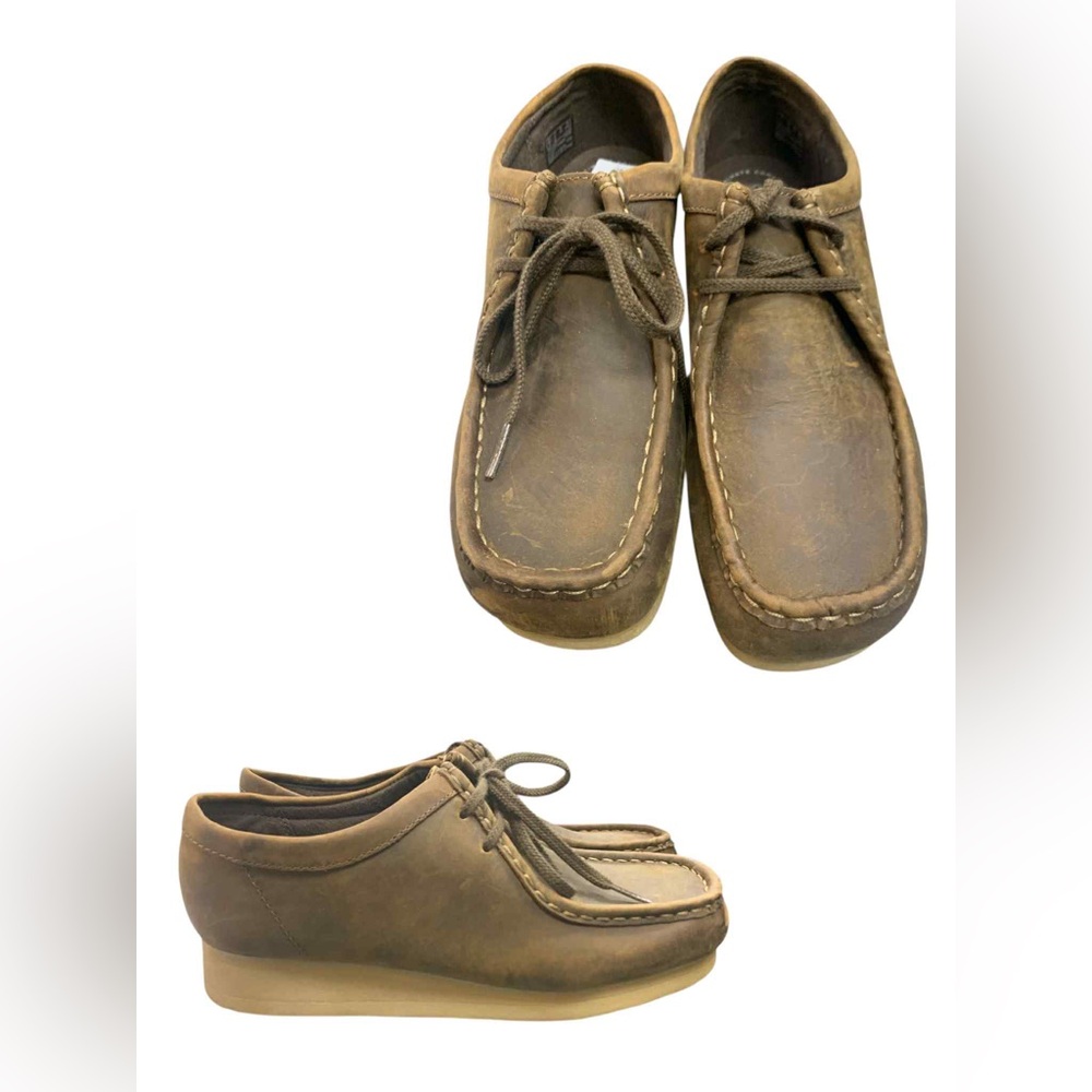 Clarks Brown Leather Shoes S9
